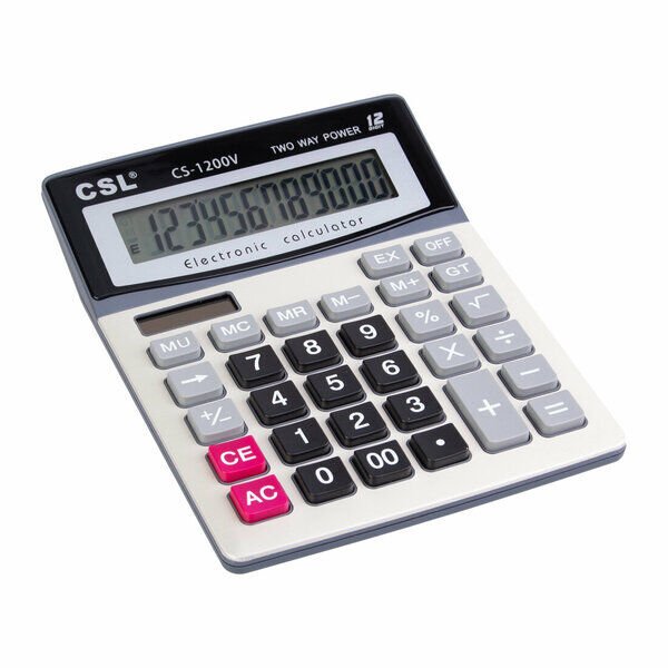 Csl Hesap Makinesi 12 Hane