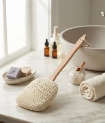 Carelly Saplı Banyo Kesesi