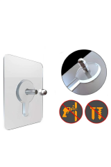 Omilife Yapışkanlı Vidalı Askı 4 Lü Fenomen Ürün