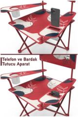 Qufi Kamp Sandalyesi Kırmızı