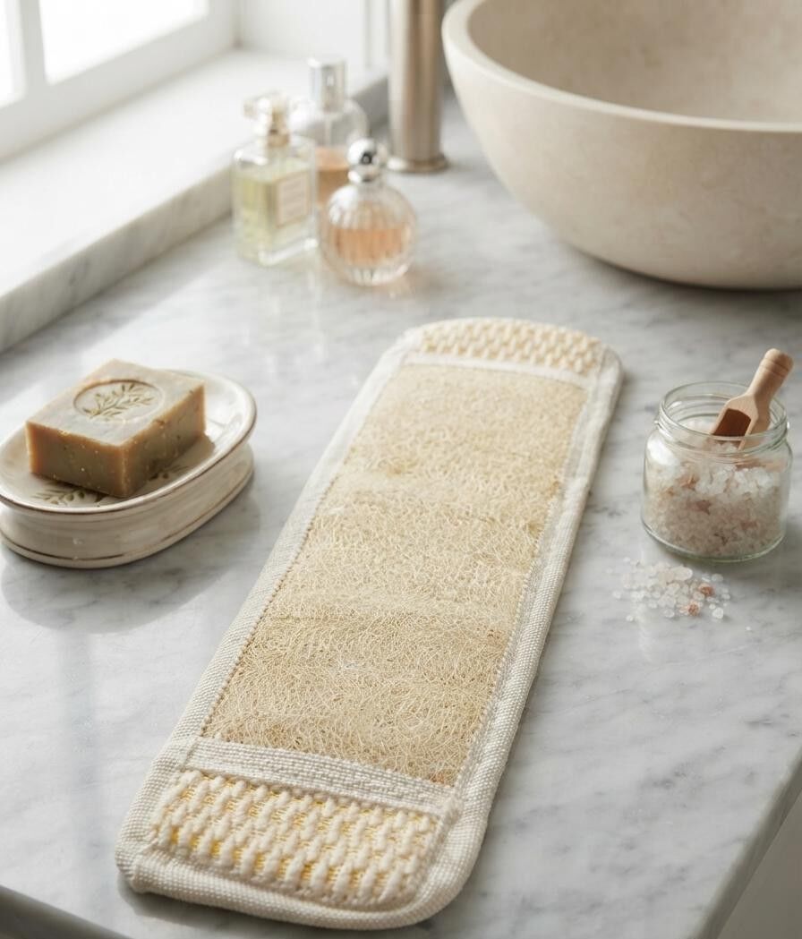 Carelly Doğal Kabak Sırt Banyo Kesesi