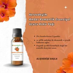 Herevdeyim Amber Romantik Esansiyel Uçucu Koku Yağı 10 Ml