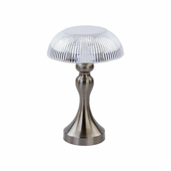 Winnboss Masa Lambası Şarjlı Kutulu Dekoratif Kristal W027 Gümüş