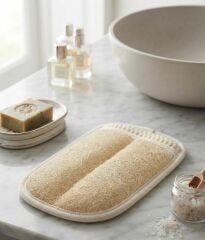 Carelly Doğal Kabak Sırt Banyo Kesesi Eldiveni