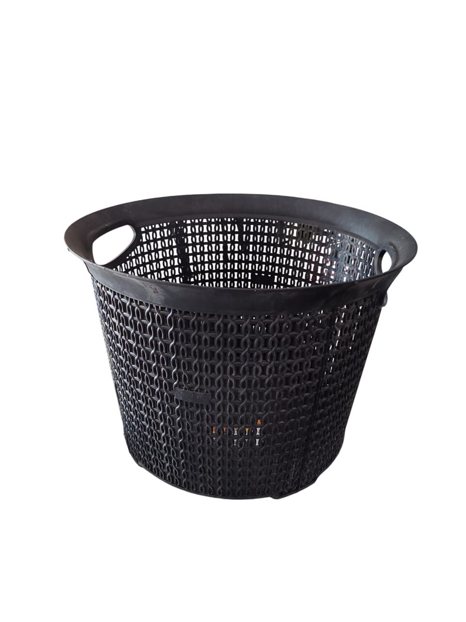 Sağlam Örgülü Çamaşır Sepeti Selesi Yuvarlak