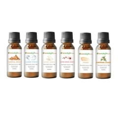 Herevdeyim Esansiyel Uçucu Koku Yağı 10 Ml 6 Adet Koku Seti