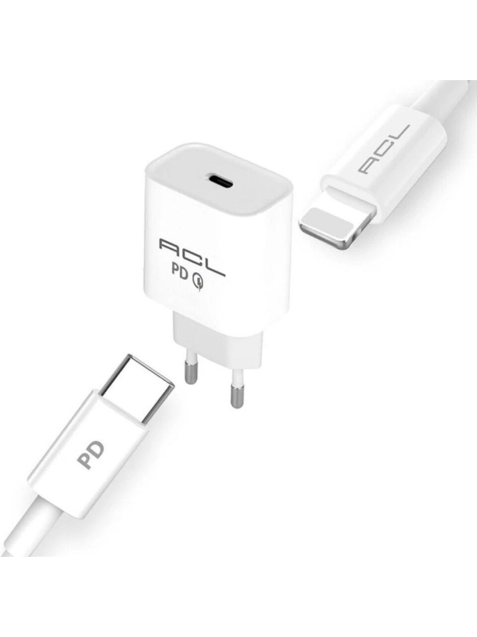 Acl Şarj Aleti Lightning 3.0 1 Mt 25 W Beyaz