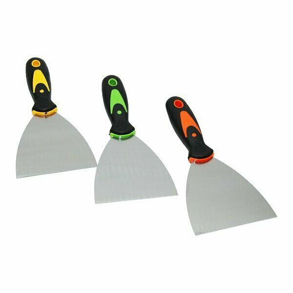 Boss Spatula Fiber Saplı 100 Mm Sarı