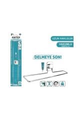 Knitex Yapışkanlı Uzun Havluluk Gümüş
