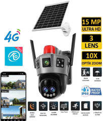 O-Kam Pro Kamera Solar Siyah