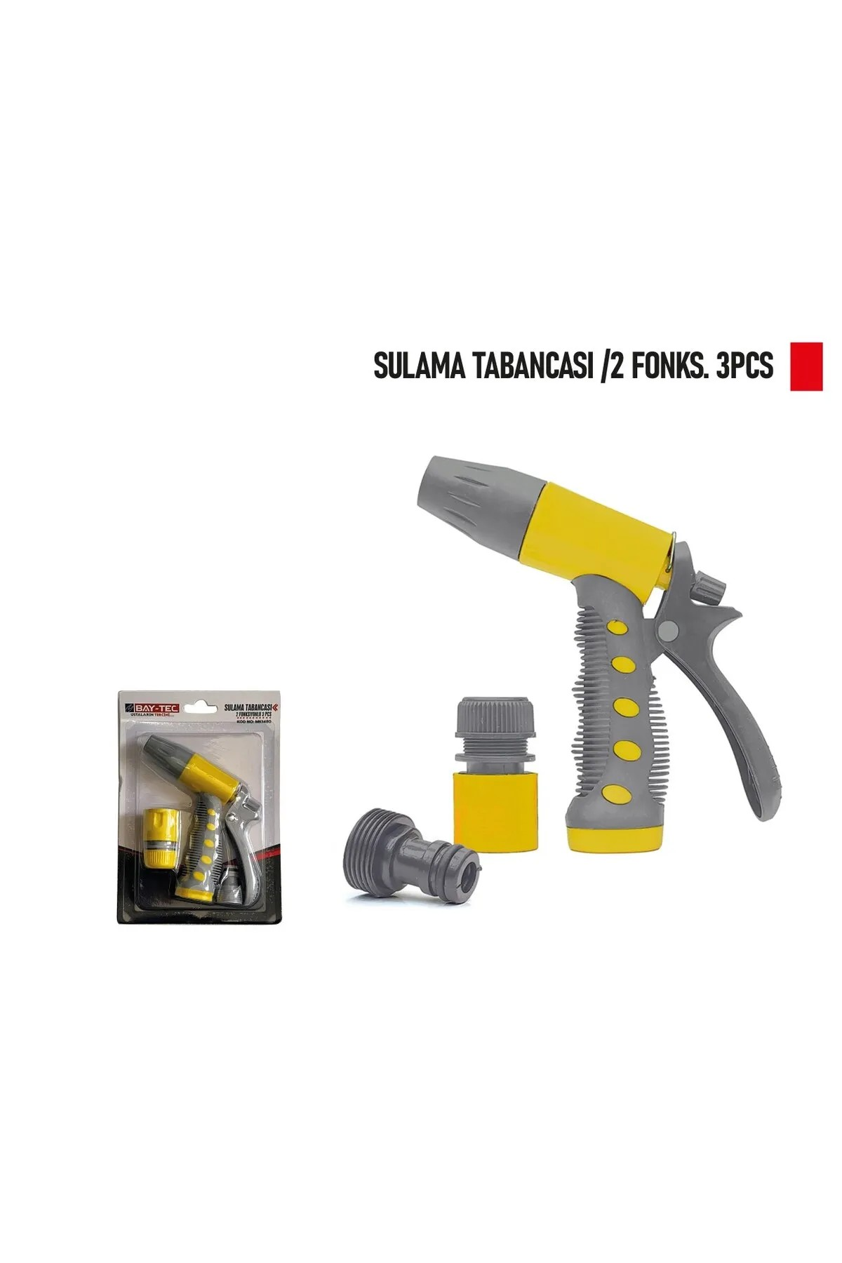 Baytec Sulama Tabancası 2 Fonksiyonlu 3 Parça