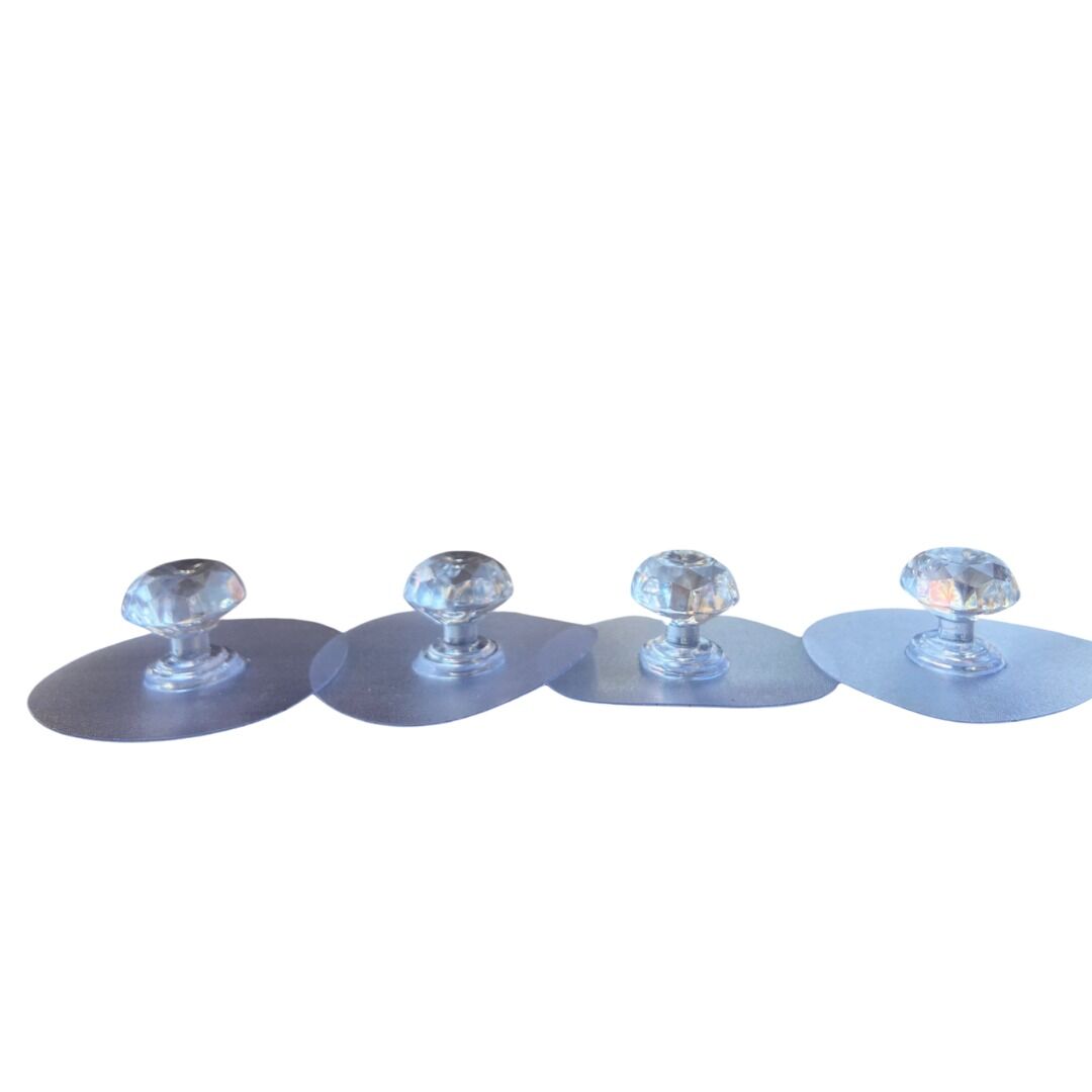 Omilife Kristal Topuz 4 Lü Yapışkan Askı Fenomen Ürün