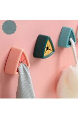 Omilife Havlu Askısı Mutfak Askısı Pratik Kendinden Yapışkanlı Fenomen Ürün Turkuaz