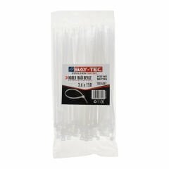 Baytec Cırt Kelepçe Beyaz 100 Lü 3.6 X 150