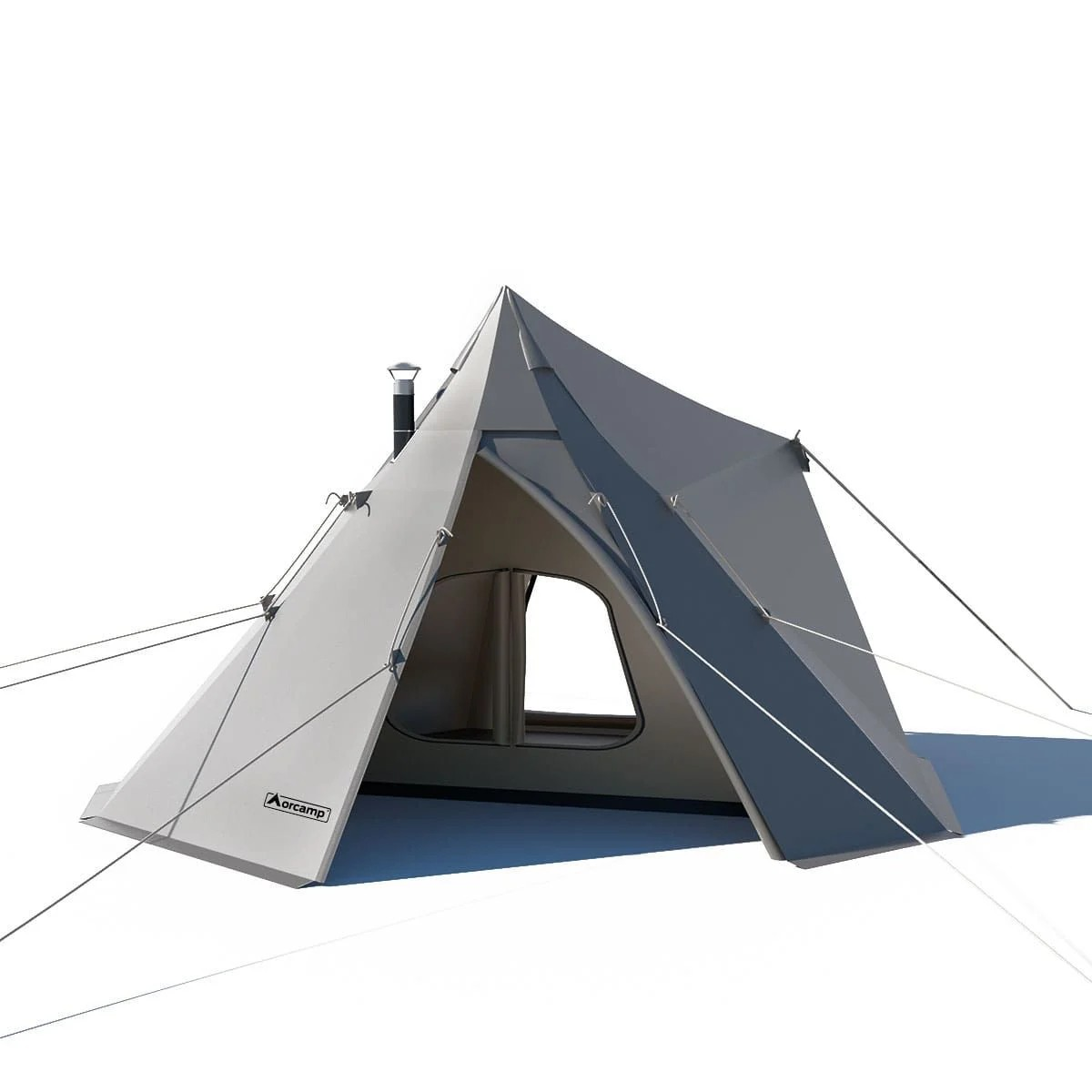 Orcamp Out-3030 Kamp Çadırı Dome 4 Tipi Gri