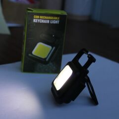 Cob Rechargeable Açacaklı Lamba Siyah