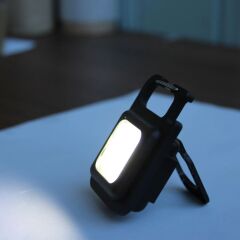 Cob Rechargeable Açacaklı Lamba Siyah