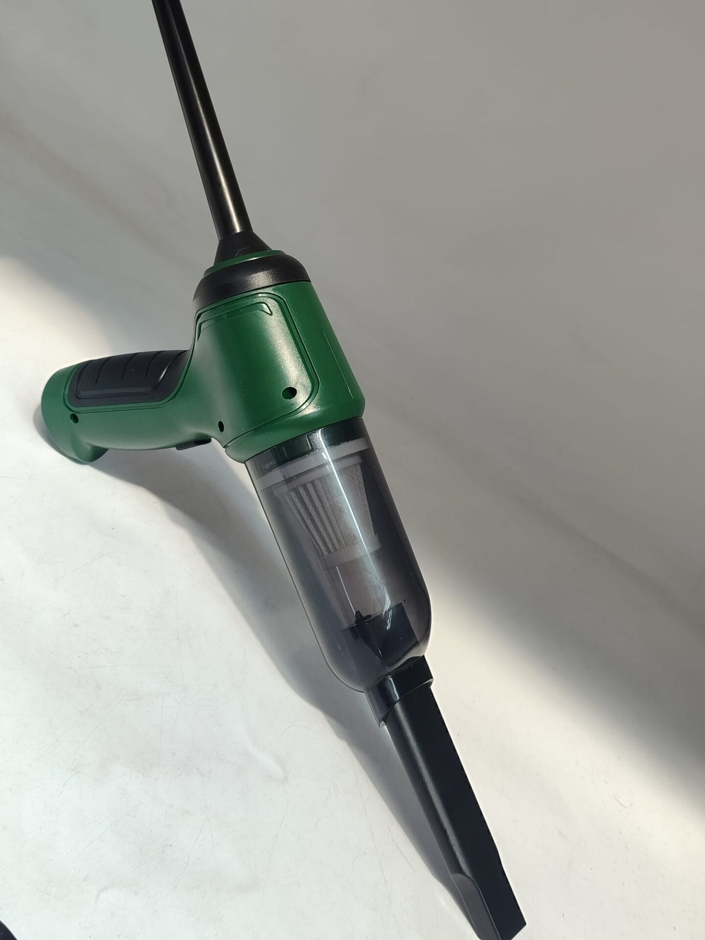 Dinamic Şarjlı Elektrikli Araç Süpürge Haki