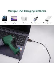 Dinamic Şarjlı Elektrikli Araç Süpürge Haki