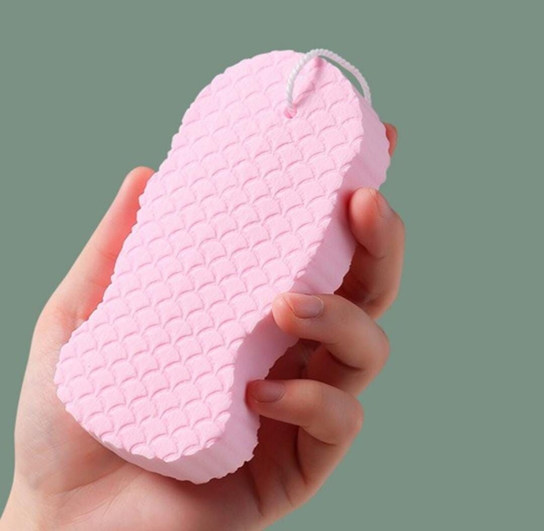 Omilife Temizlik Süngeri Kıvrımlı Model Fenomen Ürün Pembe