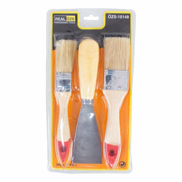 Özs Kestirme Fırçası Seti 3 Parça Spatulalı Özs-10148