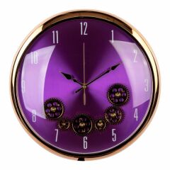 MyLife Duvar Saati Çarklı 40 Cm Rose Gold