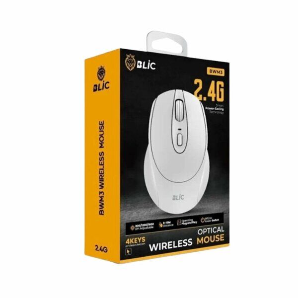 Blic Mouse Usb Kablosuz 2.4 G Beyaz