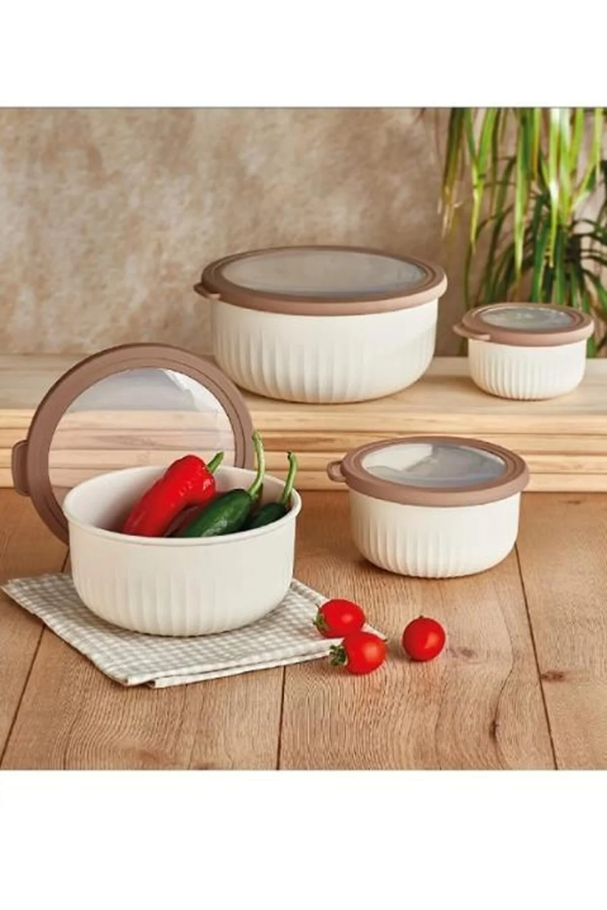 Vip Ahmet VP-045 Kumsal Vakumlu Saklama Kabı 4 lü