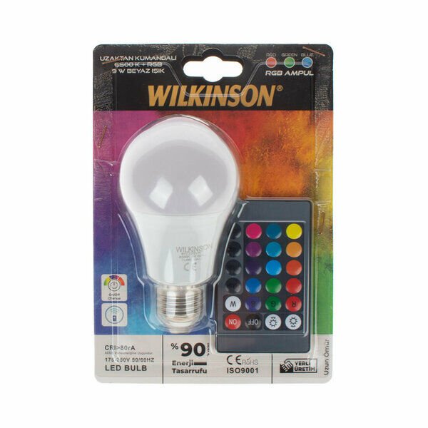 Wilkinson Ampul Led 9 W 6500 K Uzaktan Kumandalı