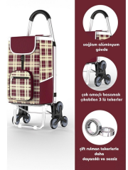 Kapris Home Kap-1020 Pazar Arabası Bordo