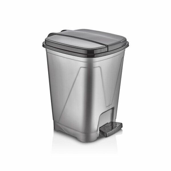 Merdem Çöp Kovası Pedallı Kare 10 Lt No.2
