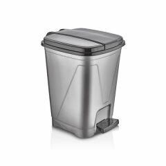 Merdem Çöp Kovası Pedallı Kare 10 Lt No.2