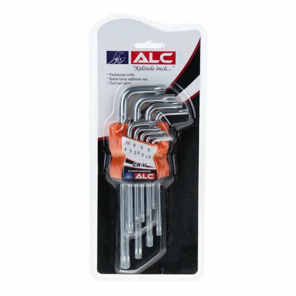 Alc Bdm Alyan Seti Torks Uzun 9 Parça Kartelalı 150 Mm