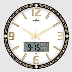 Galaxy T-710-A-2 Termometreli Kabartma Rakam Duvar Saati