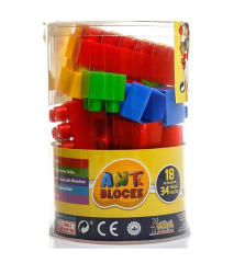 Asya Ant-034 Anti Blocks 34 Parça Karışık Renkli