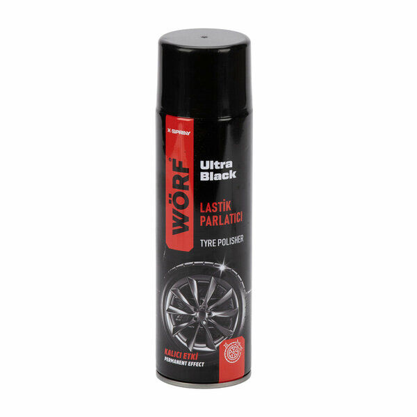 Wörf Lastik Parlatıcı Ultra Black 500 Ml