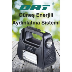 Gold Orion Dt-9015B Güneş Enerjili 3 Ampüllü Aydınlatma Kiti Powerbank