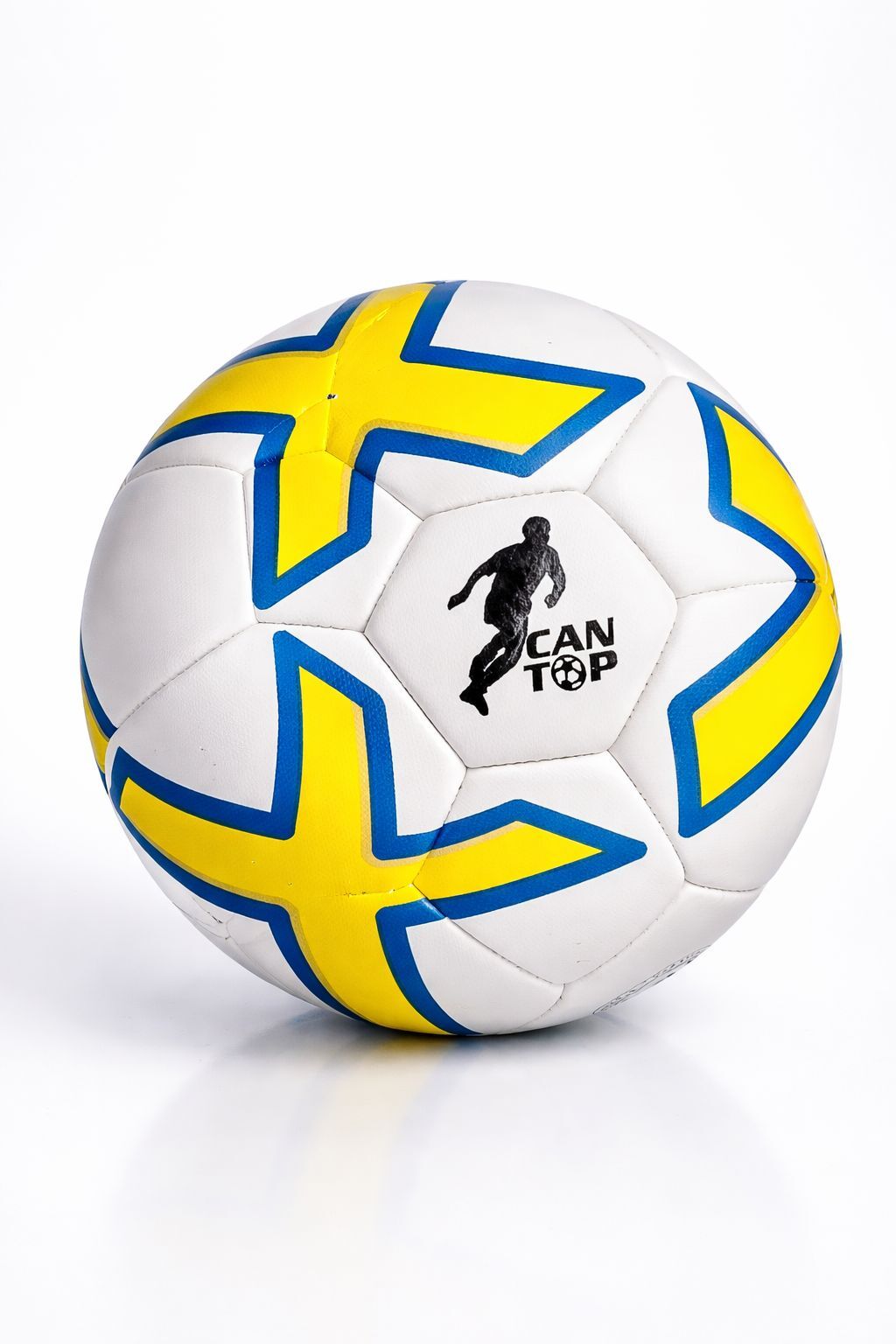 Can Sport Futbol Topu Dikişli Kaliteli Sarı