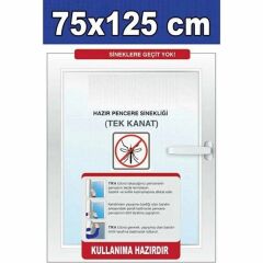 Kayra Pencere Sinekliği Hazır Tekkanat 75x125cm