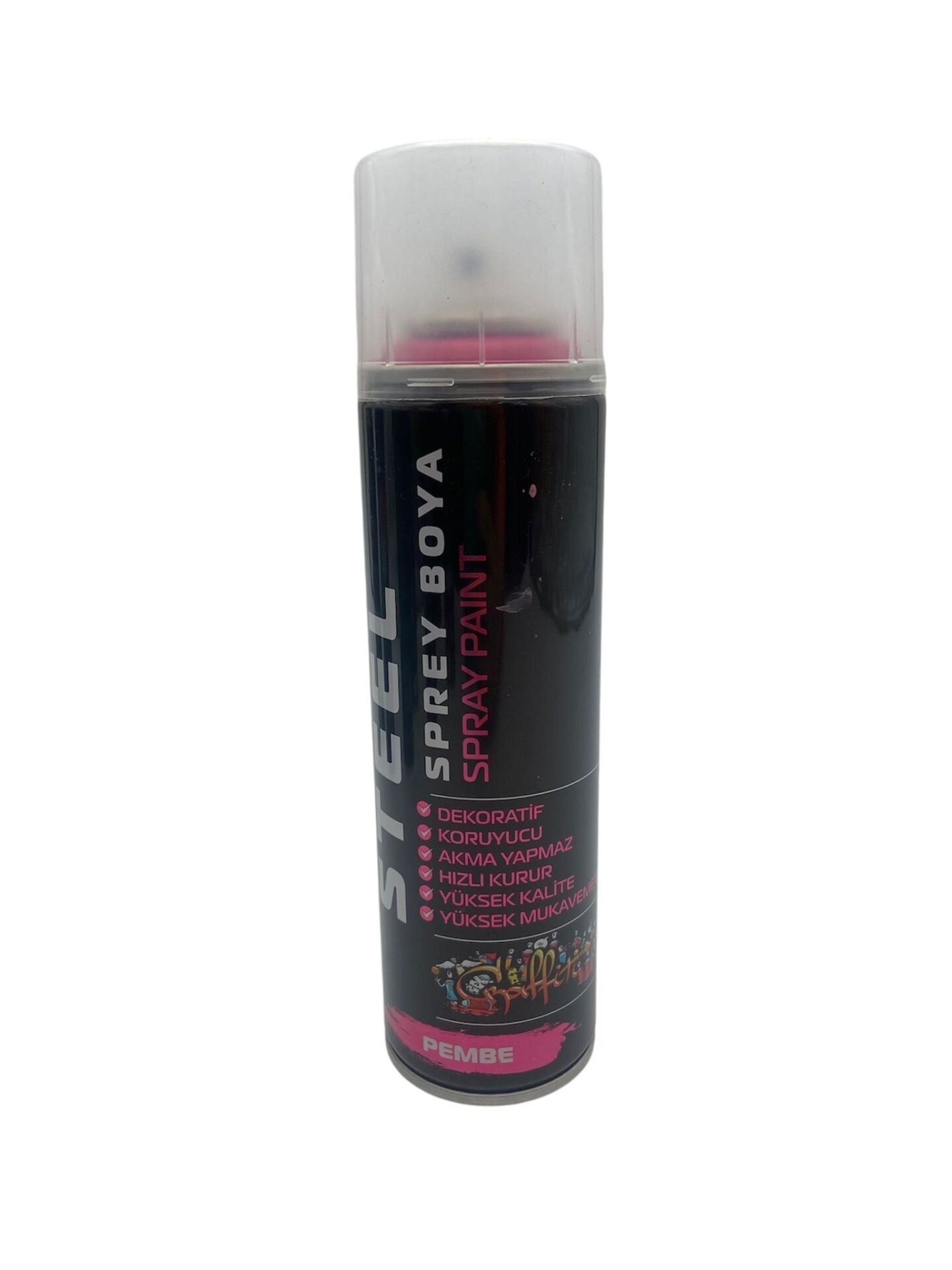Steel Sprey Boya  200 Ml Pembe