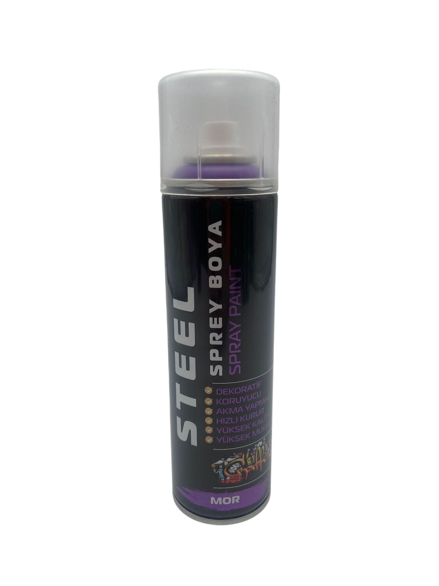 Steel Sprey Boya  200 Ml Mor