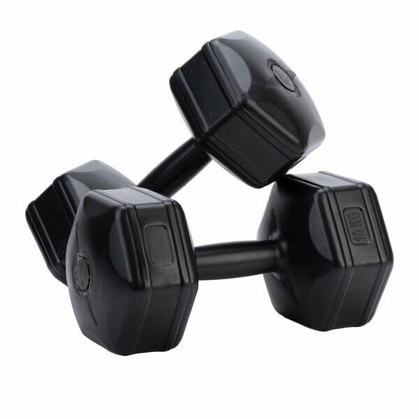 Can Sport Plastik Dambıl 10 Kg 2 Li Siyah