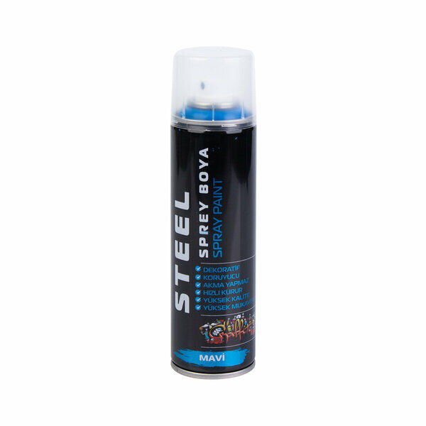 Steel Sprey Boya  200 Ml Mavi
