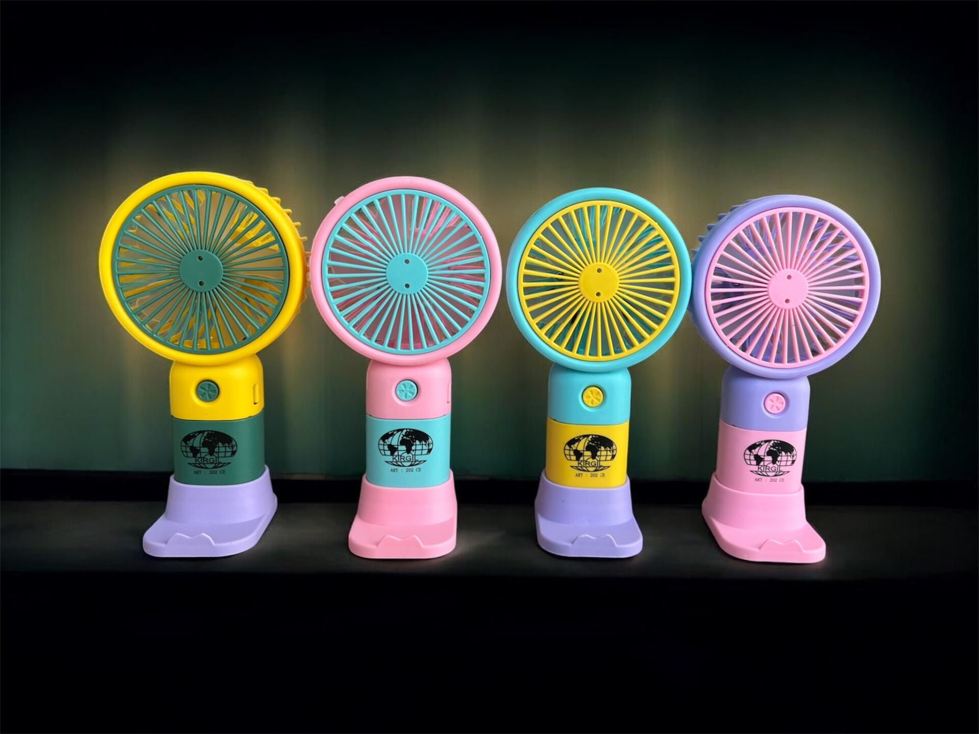 Kırgıl Mini El Fan Şarjlı Sarı