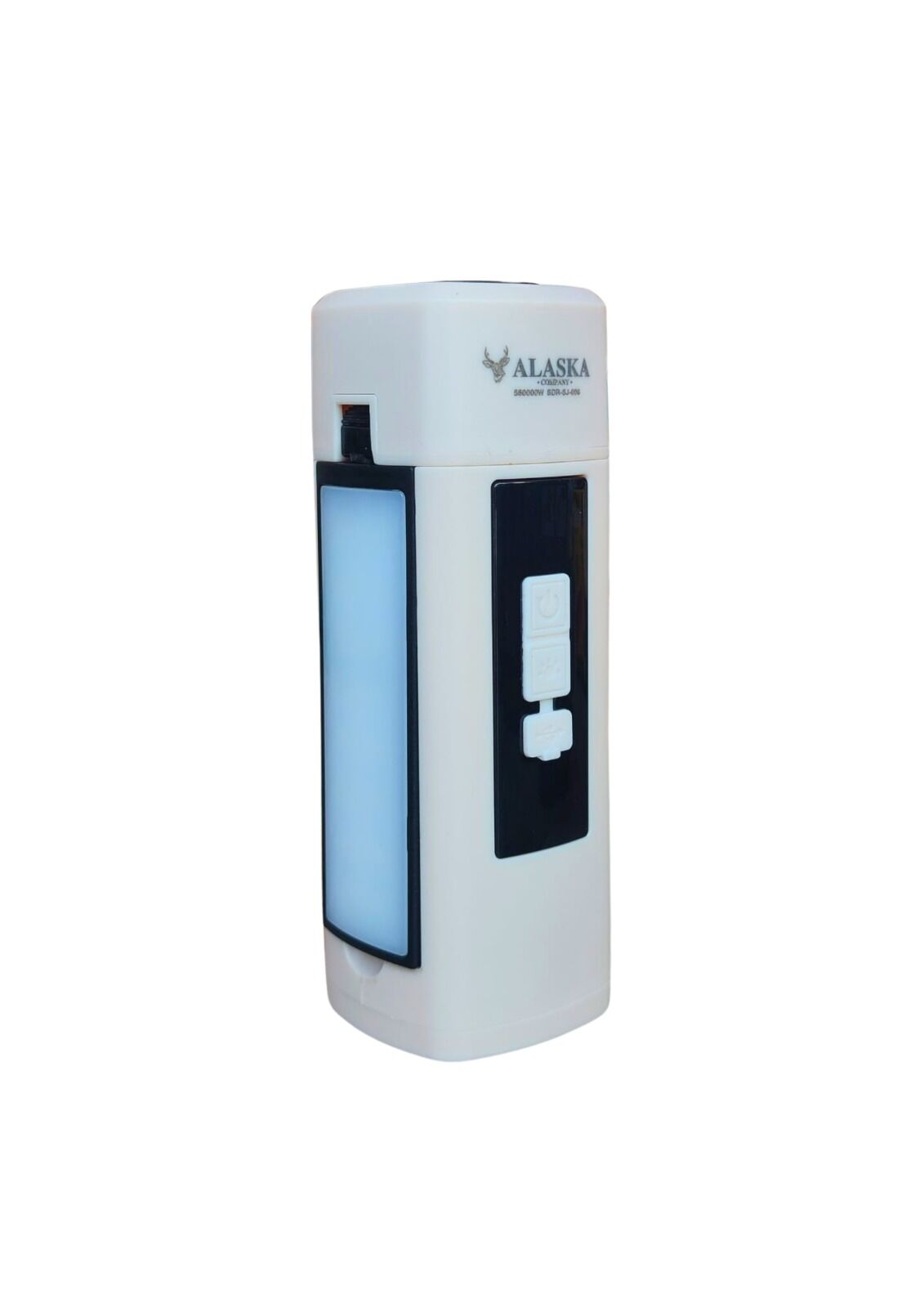 Alaska Sdr Sj-006 Çok Fonksiyonlu Katlanır Kamp Lambası Çadır Işığı Balıkçılık Yürüyüş El Işık Taşınabilir Asılı Lamba Krem