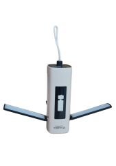 Alaska Sdr Sj-006 Çok Fonksiyonlu Katlanır Kamp Lambası Çadır Işığı Balıkçılık Yürüyüş El Işık Taşınabilir Asılı Lamba Krem