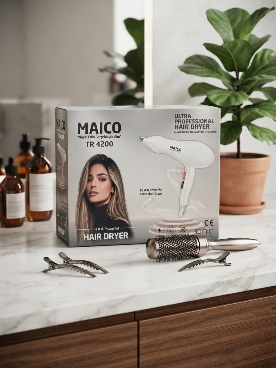 Maico Tr-4200 Fön Saç Kurutma Makinesi Beyaz