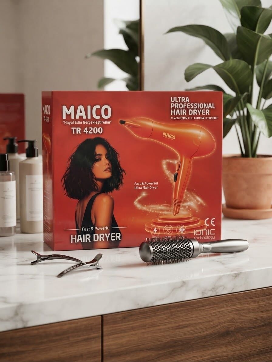 Maico Tr-4200 Fön Saç Kurutma Makinesi Turuncu