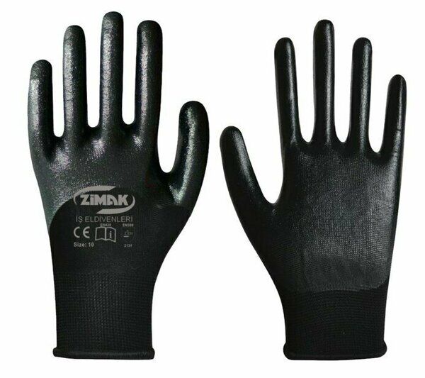 Zimak İş Eldiveni  Nitril Kaplama Eldiven EL-137/10