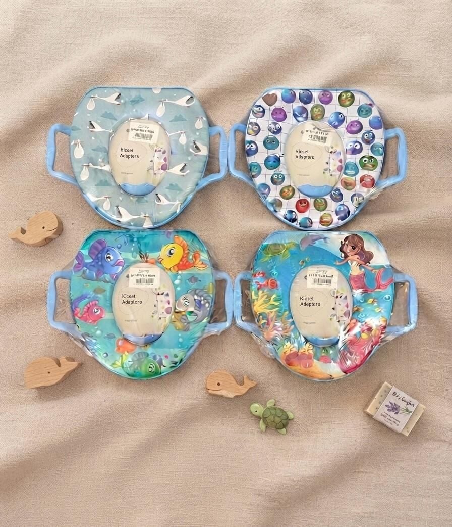 Softy Klozet Kapağı Adaptörü Çocuk Kulplu